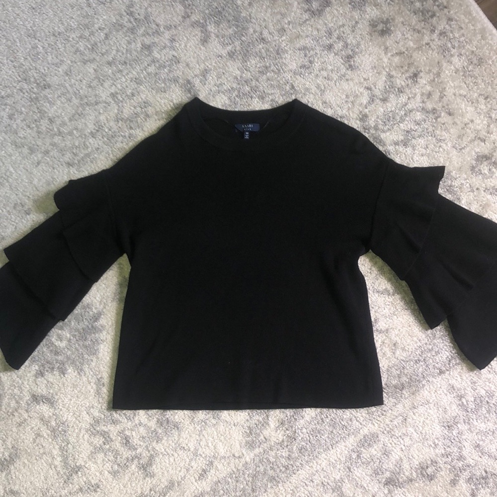 3 for $20 — Tiered Ruffle Sleeve Sweater size M